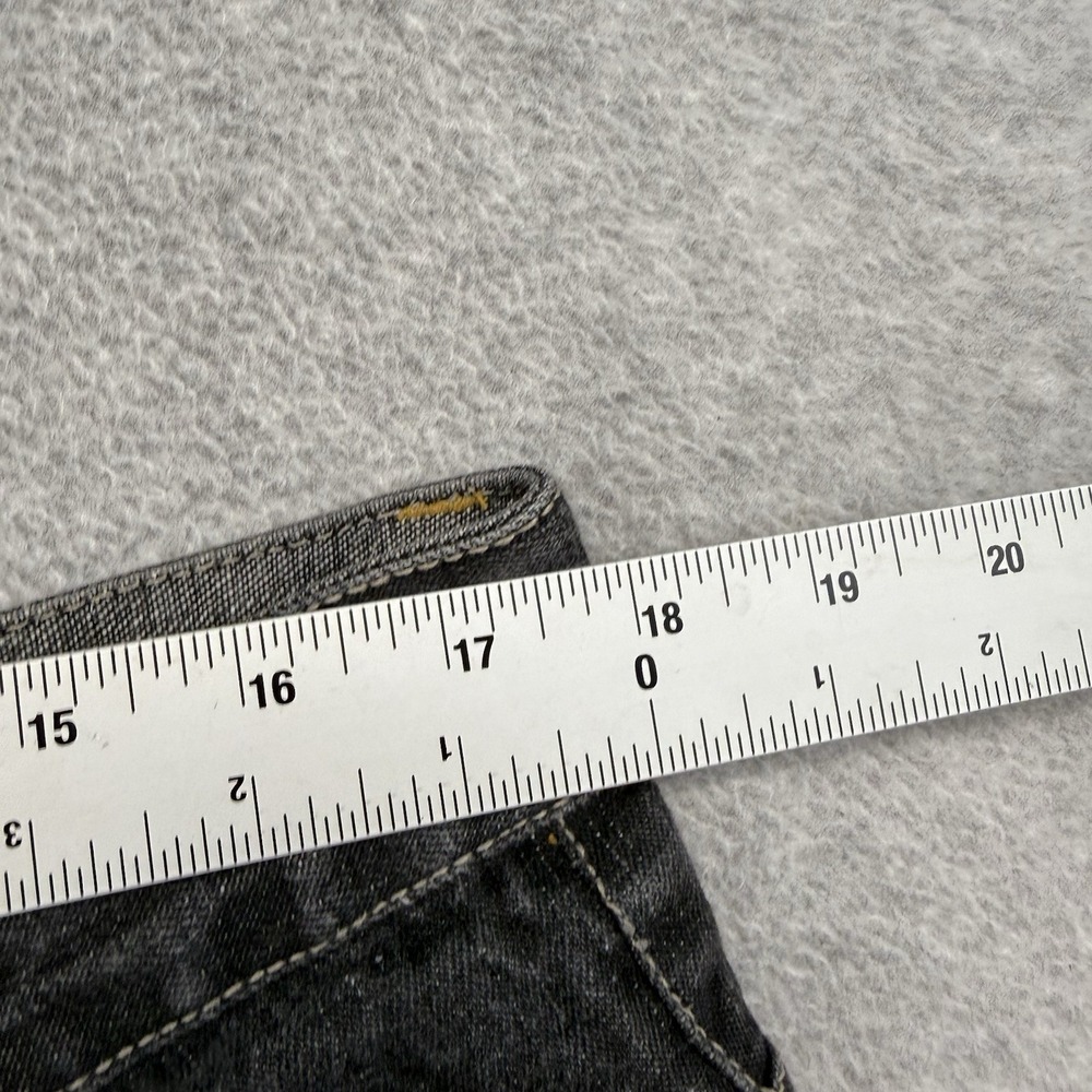 Vintage RAW BLUE Air Force Sneaker Y2K 3D Embroidered Baggy Jeans Shoe 36x32 - Picture 8 of 13